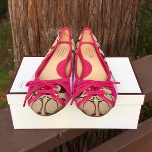 COACH Monogram Janelle Ballet Flats